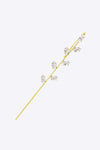 18K Gold-Plated Inlaid Zircon Crawler Earrings Earrings - Tophatter Daily Deals