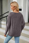 V-Neck Long Sleeve T-Shirt Women's T-Shirts - Tophatter Daily Deals