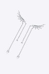 Platinum-Plated Crawl Earrings Earrings - Tophatter Daily Deals