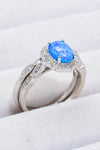2-Piece 925 Sterling Silver Opal Ring Set - Tophatter Shopping Deals - Electronics, Jewelry, Auction, App, Bidding, Gadgets, Fashion