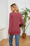 Lace Detailed V Neck Top Women's T-Shirts - Tophatter Daily Deals