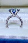 5 Carat Moissanite 925 Sterling Silver Ring Moissanite - Tophatter Daily Deals