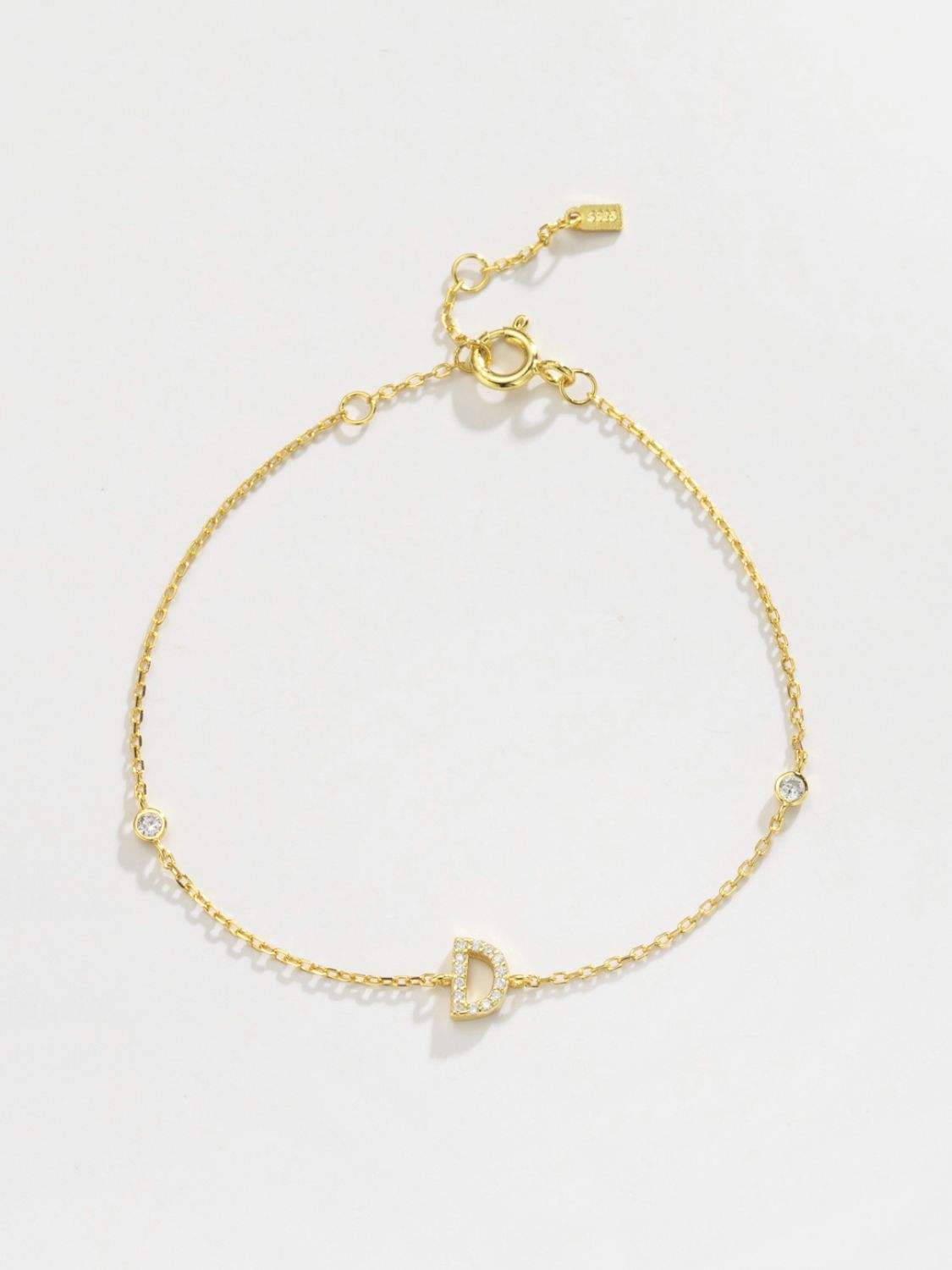 A To F Zircon 925 Sterling Silver Bracelet Bracelets - Tophatter Daily Deals