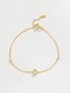 A To F Zircon 925 Sterling Silver Bracelet Bracelets - Tophatter Daily Deals