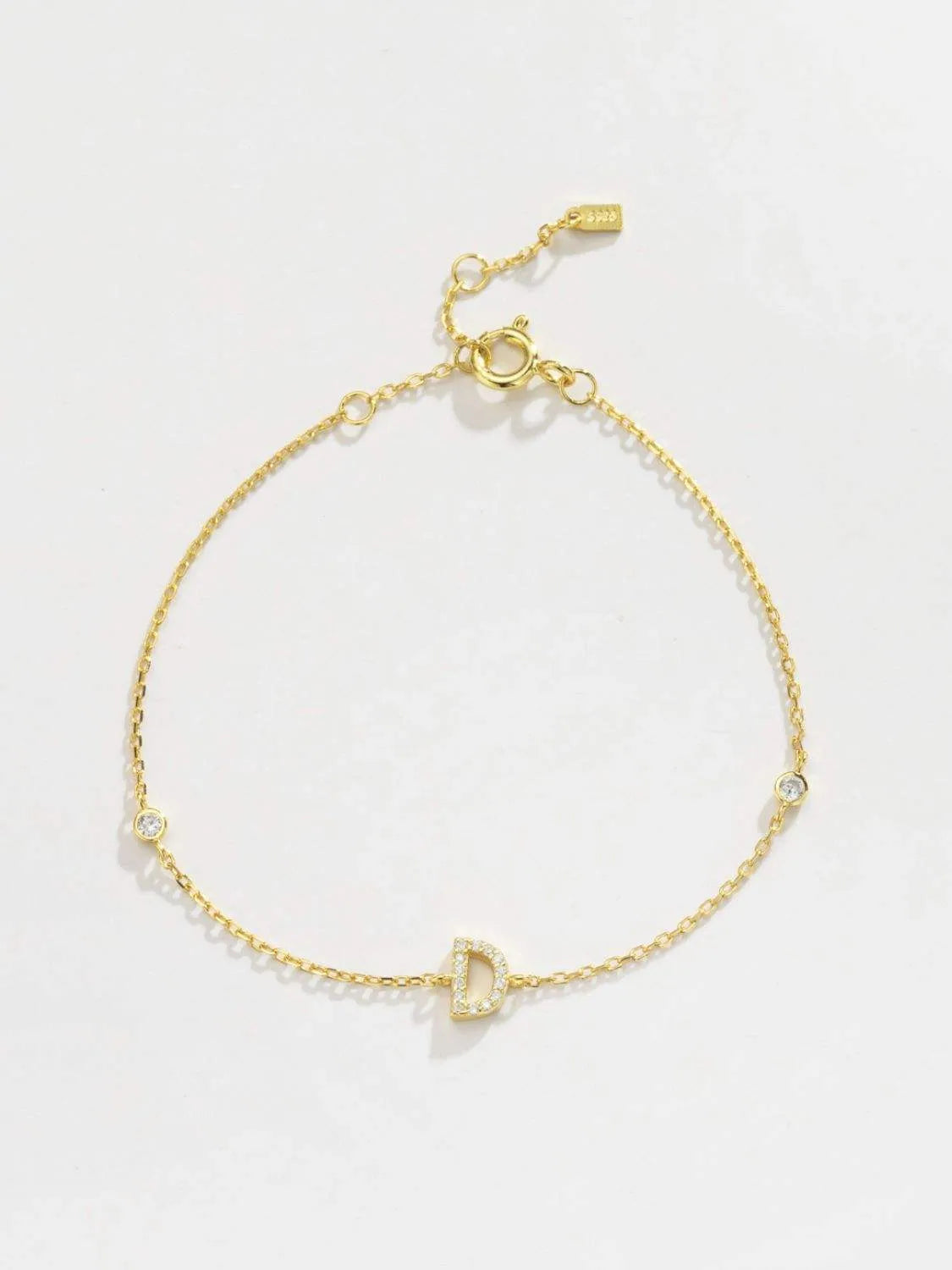 A To F Zircon 925 Sterling Silver Bracelet Bracelets - Tophatter Daily Deals