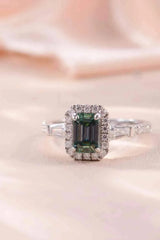 1 Carat Moissanite 925 Sterling Silver Ring Moissanite - Tophatter Daily Deals