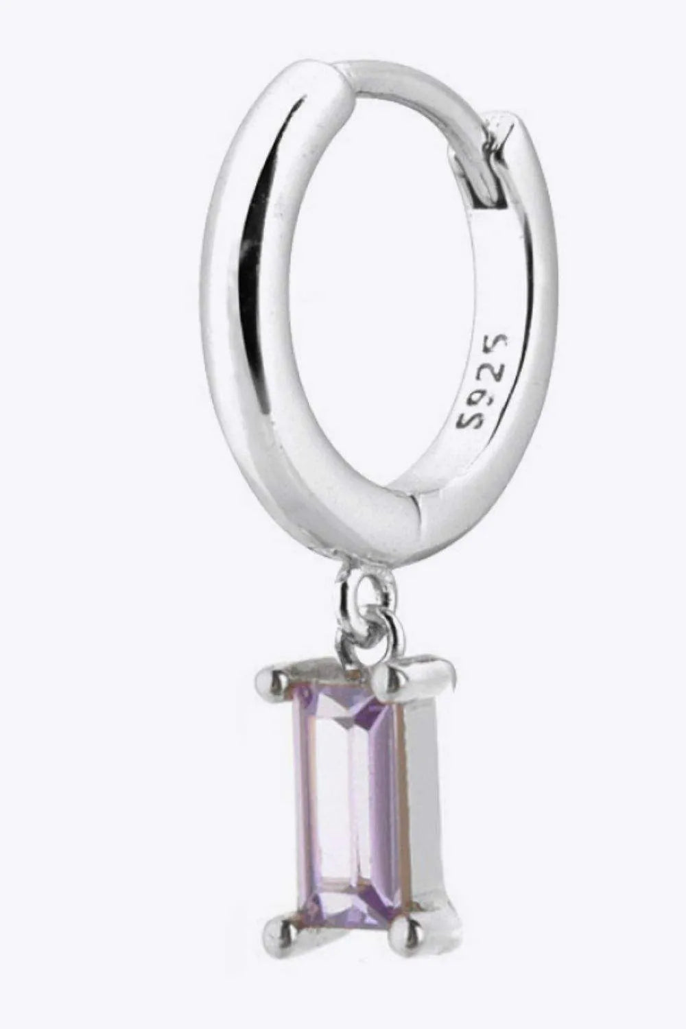 Zircon Huggie Drop Earrings Earrings - Tophatter Daily Deals