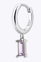 Zircon Huggie Drop Earrings Earrings - Tophatter Daily Deals