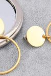 Gold-Plated Stainless Steel Drop Earrings Earrings - Tophatter Daily Deals