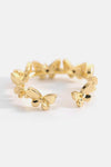 Butterfly Zircon Open Ring Rings - Tophatter Daily Deals