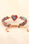 Handmade Heart Shape Natural Stone Bracelet Bracelets - Tophatter Daily Deals