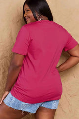 Simply Love Full Size MOM LIFE Graphic Cotton T-Shirt Women's T-Shirts - Tophatter Daily Deals