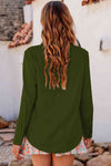 Tie Neck Long Sleeve Blouse Blouses - Tophatter Daily Deals