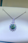 3 Carat Moissanite 925 Sterling Silver Pendant Necklace Necklaces - Tophatter Daily Deals