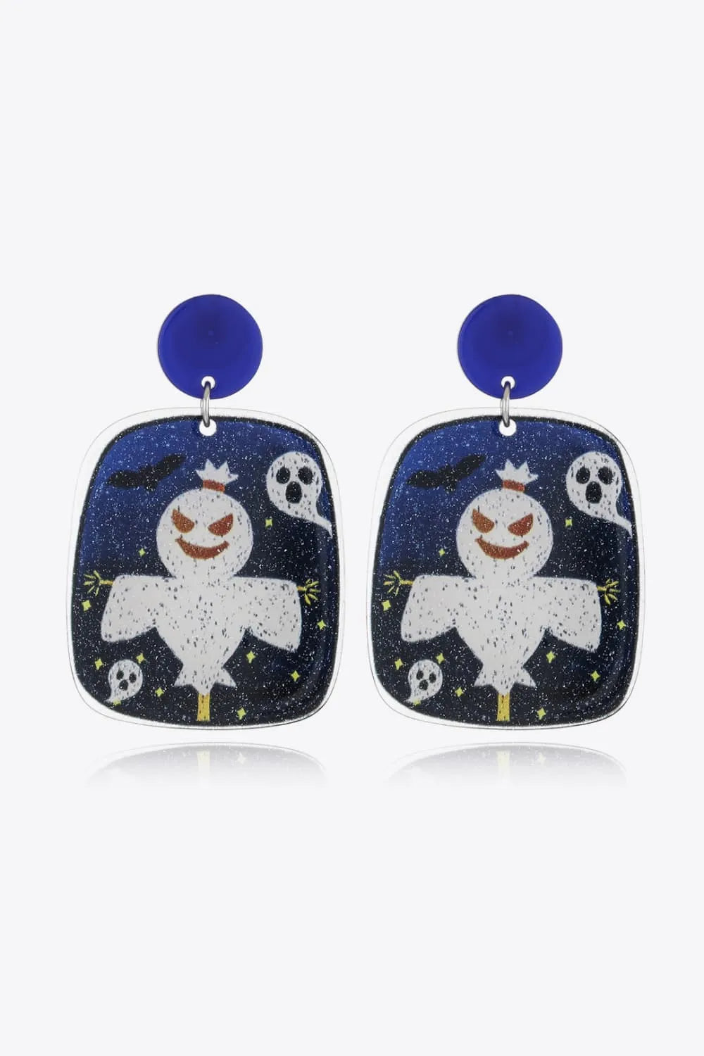 Halloween Theme Earrings Ghost One Size Earrings - Tophatter Daily Deals