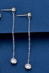 Adored Moissanite Chain Earrings - Tophatter Deals