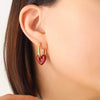 Heart Titanium Steel Earrings Earrings - Tophatter Daily Deals