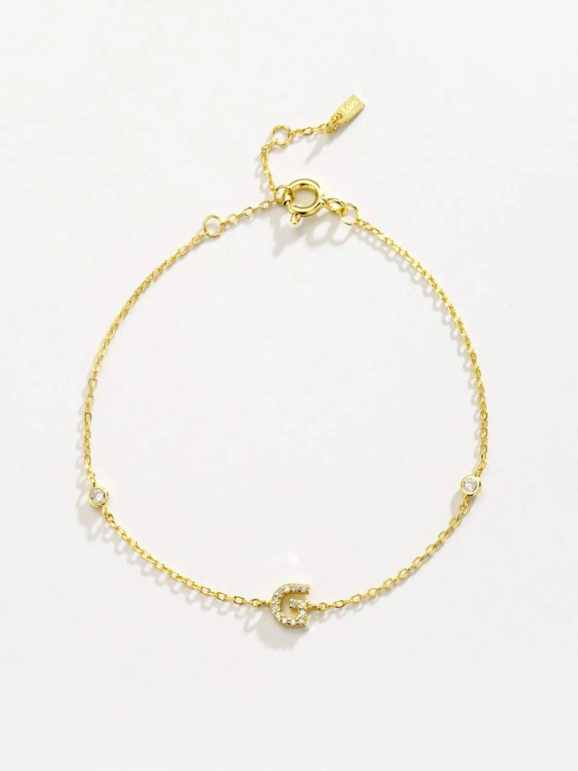 G To K Zircon 925 Sterling Silver Bracelet Bracelets - Tophatter Daily Deals