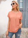 V-Neck Short Sleeve T-Shirt Women's T-Shirts - Tophatter Daily Deals