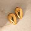 Stainless Steel Teardrop Stud Earrings Earrings - Tophatter Daily Deals