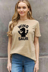 Simply Love Full Size WINOSAUR Graphic Cotton T-Shirt Women's T-Shirts - Tophatter Daily Deals