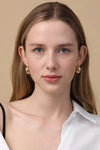Chunky C-Hoop Brass Earrings Earrings - Tophatter Daily Deals