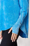 Zenana Round Neck Long Sleeve Top Blouses - Tophatter Daily Deals