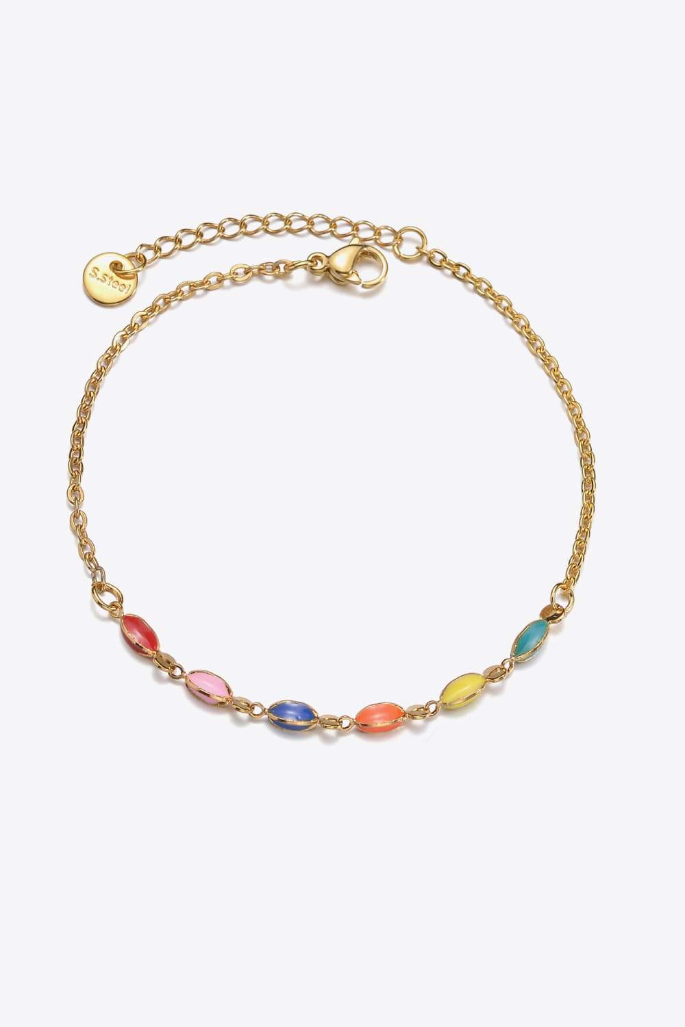 Multicolored Stainless Steel Bracelet Bracelets - Tophatter Daily Deals