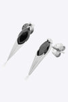 Zircon Decor 925 Sterling Silver Earrings Earrings - Tophatter Daily Deals