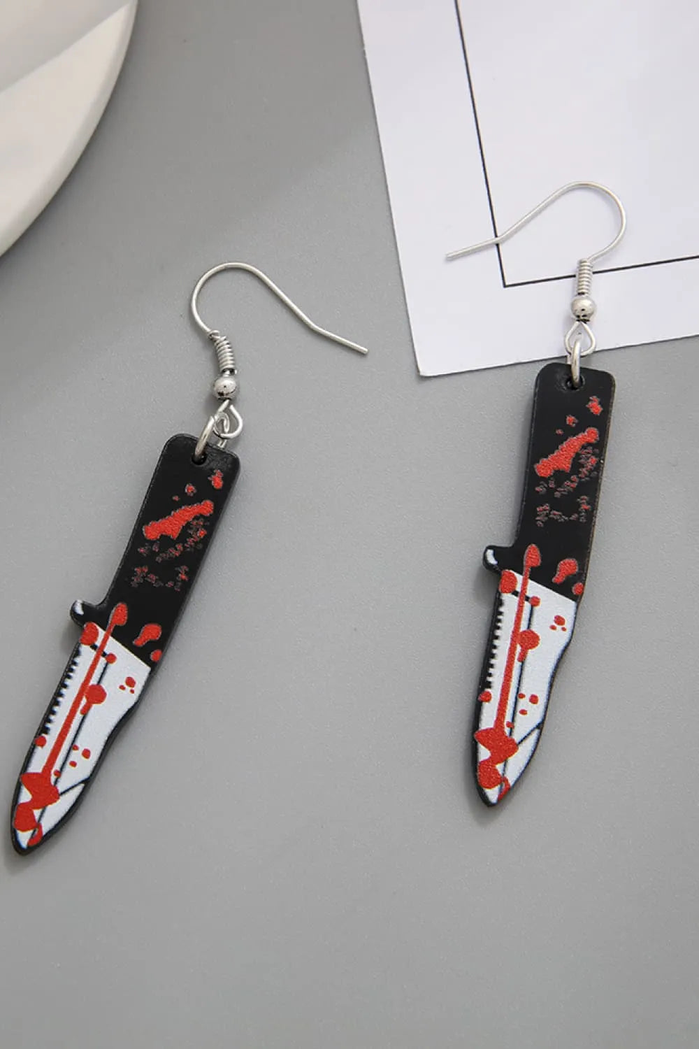 Bloody Horror Drop Earrings Earrings - Tophatter Daily Deals