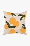 Elements of Spring Punch-Needle Decorative Throw Pillow Case Tangerine One Size Decorative Pillowcases - Tophatter Daily Deals