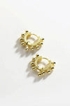 925 Sterling Silver Huggie Earrings Earrings - Tophatter Daily Deals