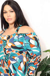 Sew In Love Full Size High Neck Off Shoulder Criss Cross Top Blouses - Tophatter Daily Deals