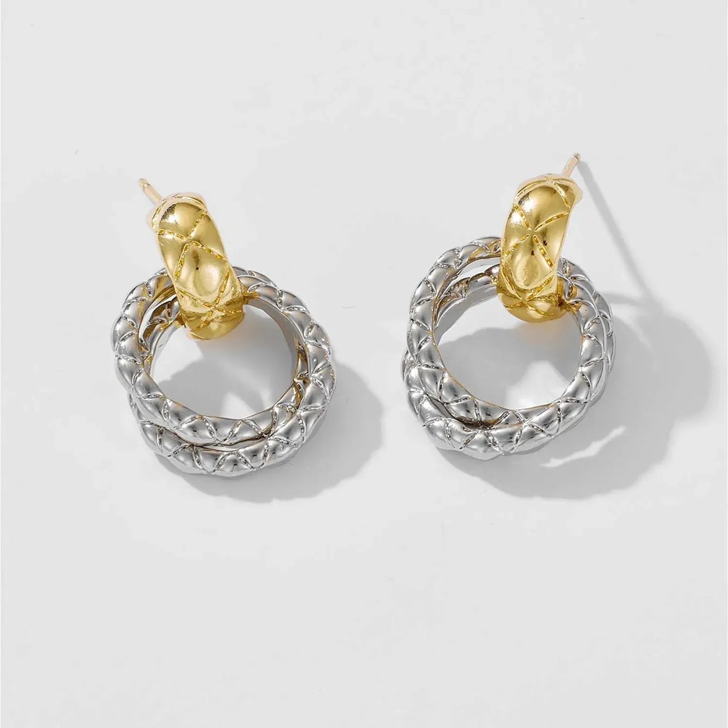 925 Sterling Silver Twisted Drop Earrings Earrings - Tophatter Daily Deals