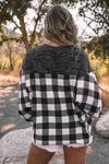 Plaid Notched Neck Top Blouses - Tophatter Daily Deals