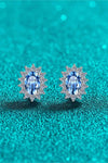 1 Carat Moissanite 925 Sterling Silver Stud Earrings Moissanite - Tophatter Daily Deals