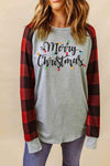 MERRY CHRISTMAS Graphic T-Shirt Women's T-Shirts - Tophatter Daily Deals