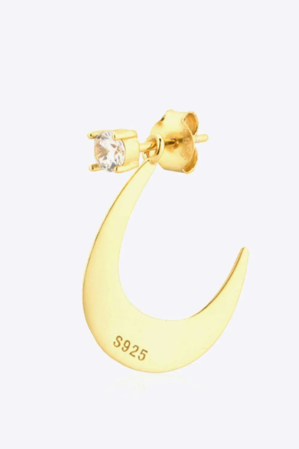 Zircon 925 Sterling Silver Earrings Earrings - Tophatter Daily Deals