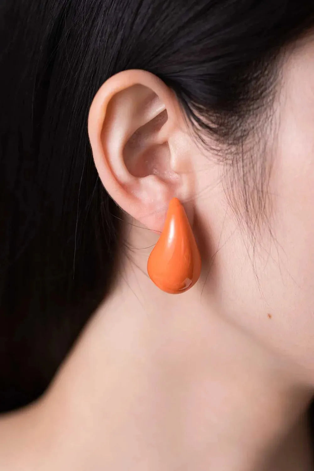 Big Size Water Drop Brass Earrings Earrings - Tophatter Daily Deals