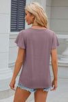 V-Neck Short Sleeve T-Shirt Women's T-Shirts - Tophatter Daily Deals