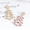 Christmas Tree Rhinestone Alloy Earrings Earrings - Tophatter Daily Deals