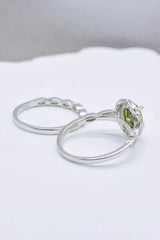 Mali Garnet Two-Piece Ring Set Rings - Tophatter Daily Deals