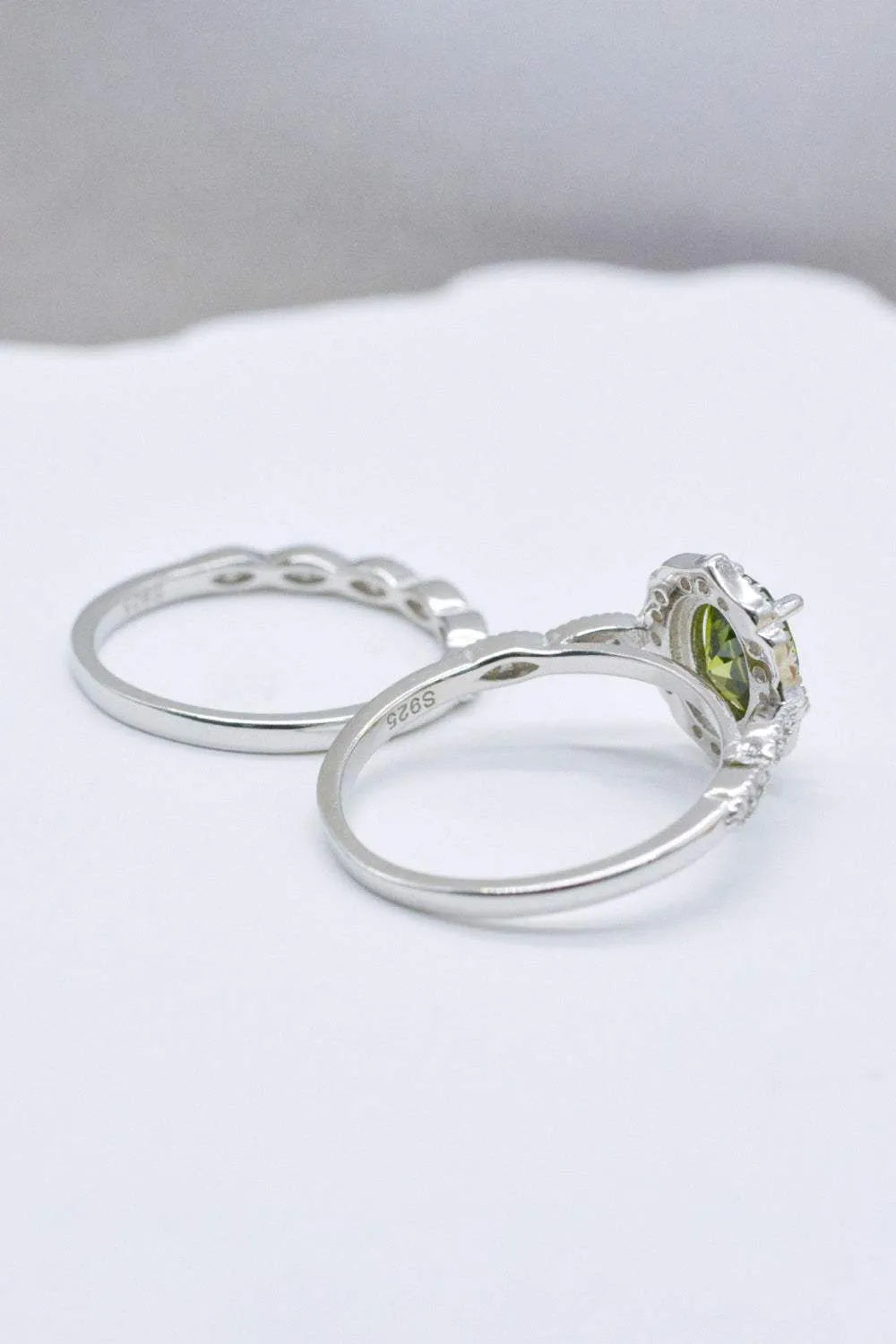 Mali Garnet Two-Piece Ring Set Rings - Tophatter Daily Deals