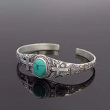 Turquoise Open Bracelet Style B One Size Bracelets - Tophatter Daily Deals