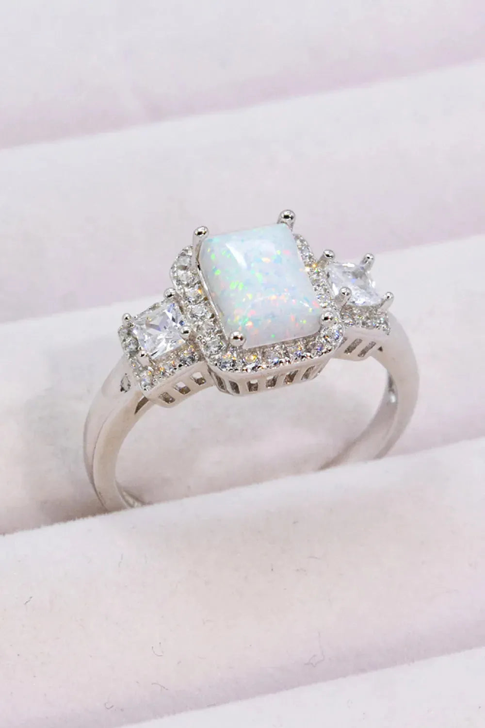 Tell A Story Opal Ring Opal - Tophatter Daily Deals