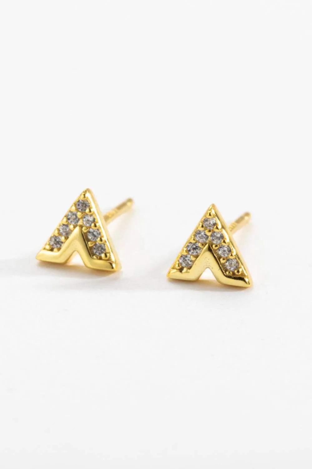 Zircon 925 Sterling Silver Stud Earrings Earrings - Tophatter Daily Deals