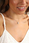 Adored Moissanite 925 Sterling Silver Necklace Moissanite - Tophatter Daily Deals