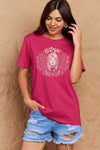 Simply Love Full Size VIRGO Graphic T-Shirt Deep Rose Women's T-Shirts - Tophatter Daily Deals