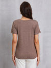 COFFEE V-Neck Short Sleeve T-Shirt Women's T-Shirts - Tophatter Daily Deals