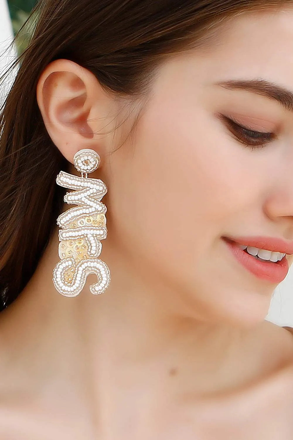 MRS Dangle Earrings Earrings - Tophatter Daily Deals